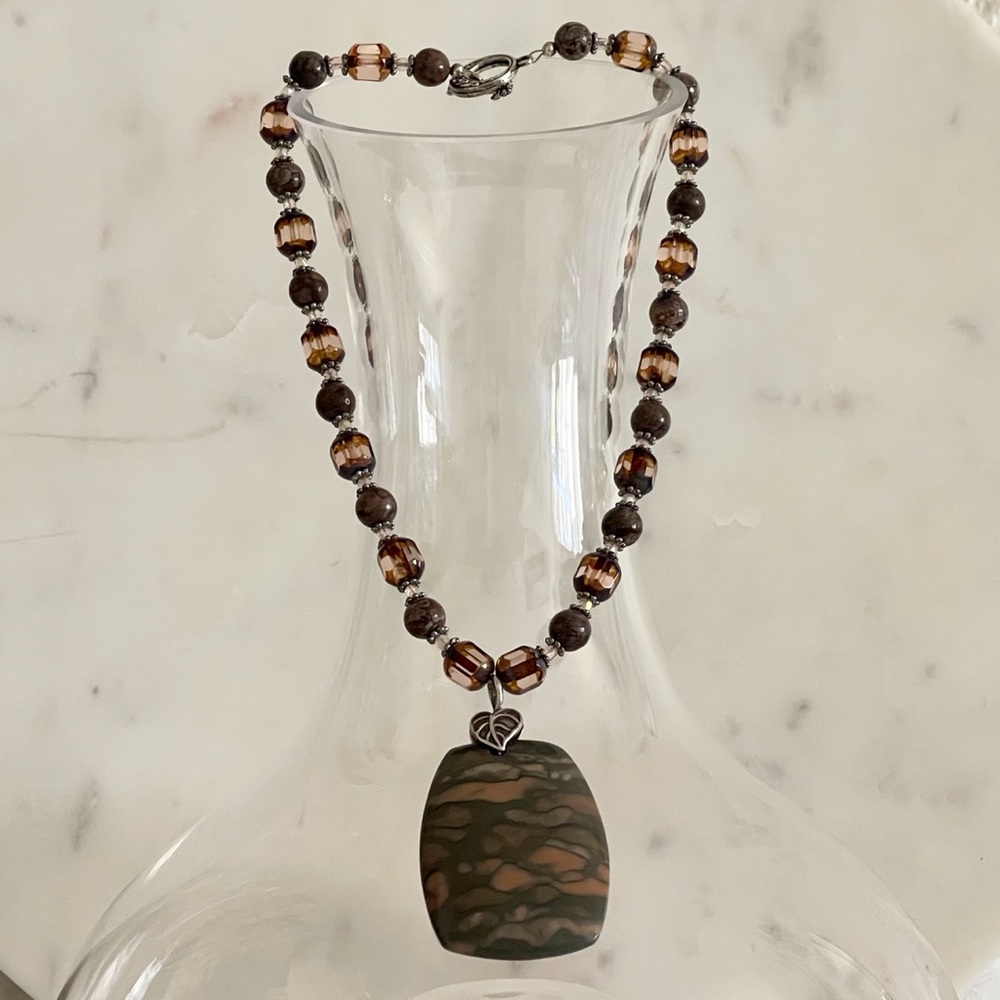 Joshua Benbassat Jasper necklace Beautiful!